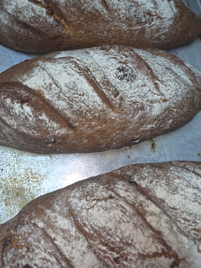 Pan artesanal rústico