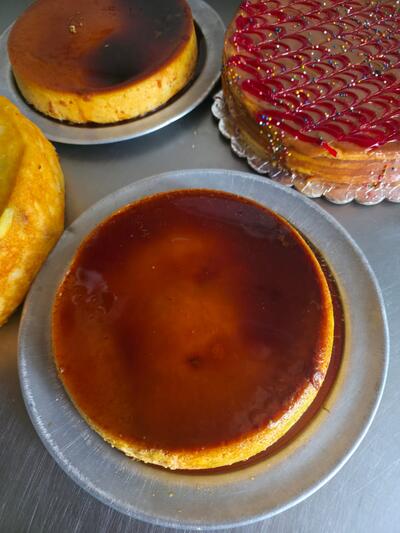 Flan de caramelo artesanal