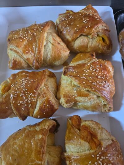 Croissants con ajonjolí